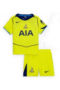 Fotbalové Dres Tottenham Hotspur Dětské Třetí Oblečení 2025-26 Krátký Rukáv (+ trenýrky)